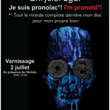 2015 affiche I'm pronoïac BEGRAMOFF